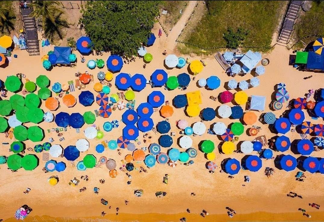 Apt Encantador Praia Do Morro 20 Metros Da Praia. Leilighet Guarapari Eksteriør bilde