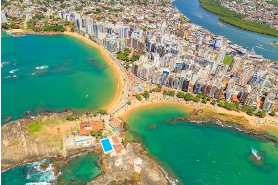 Apt Encantador Praia Do Morro 20 Metros Da Praia. Leilighet Guarapari Eksteriør bilde