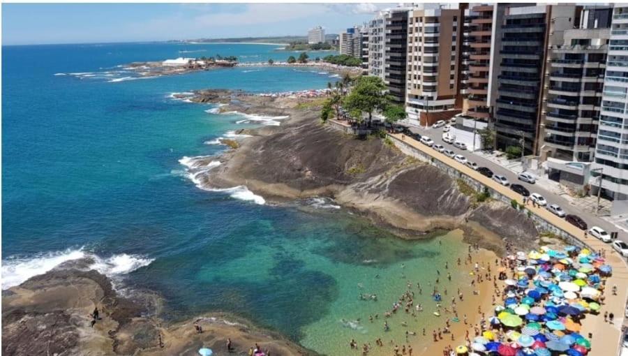Apt Encantador Praia Do Morro 20 Metros Da Praia. Leilighet Guarapari Eksteriør bilde