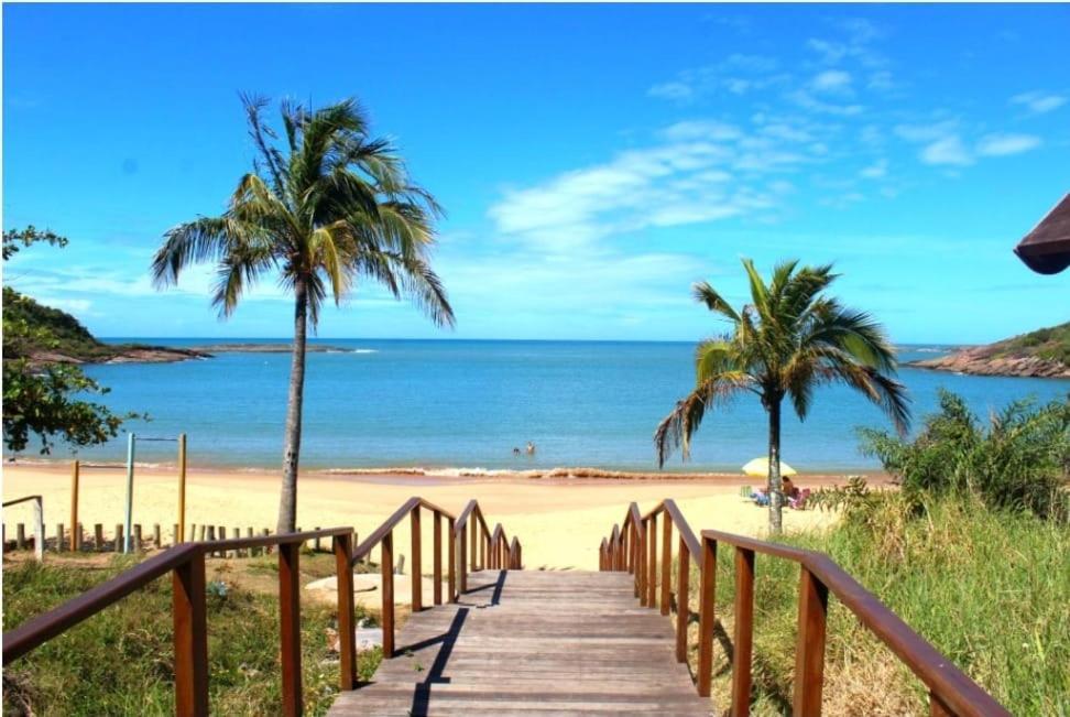 Apt Encantador Praia Do Morro 20 Metros Da Praia. Leilighet Guarapari Eksteriør bilde